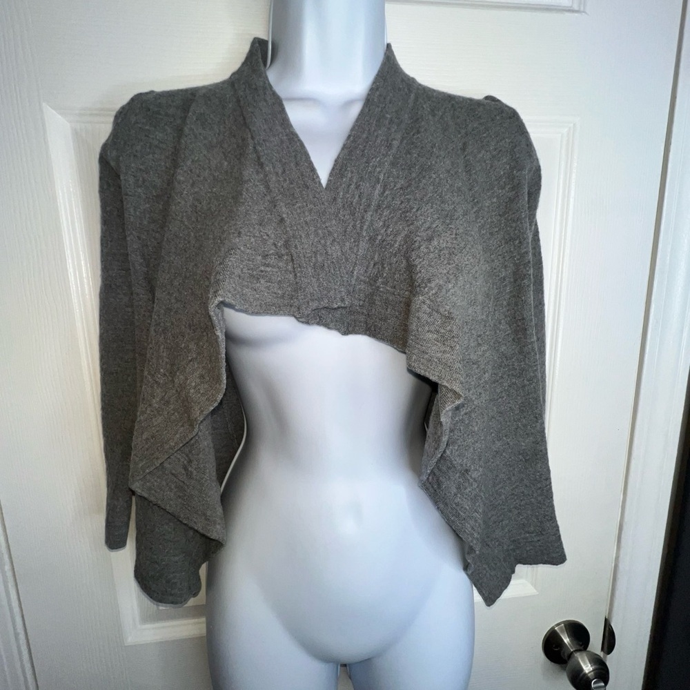 Max Studio Women’s Large 100% Extra Fine Merino Wool Knit Sweater Top L FLAW XS - Picture 11 of 13